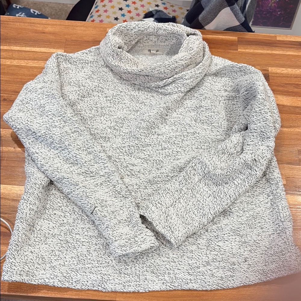 ✨FLASH SALE $15✨ Madewell Cozy Gray Turtleneck Sweater